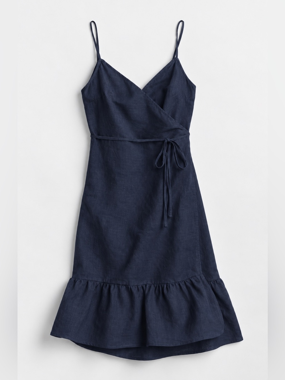 GAP LINEN-COTTON BLEND DRESS – NAVY BLUE – SIZE XL